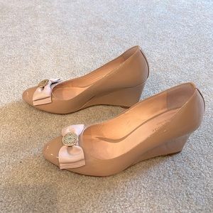 Kate Spade nude wedges
